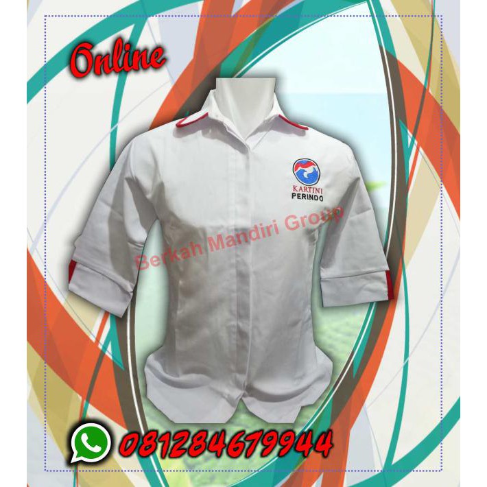 Kemeja Kartini Perindo 2018 - Putih, M