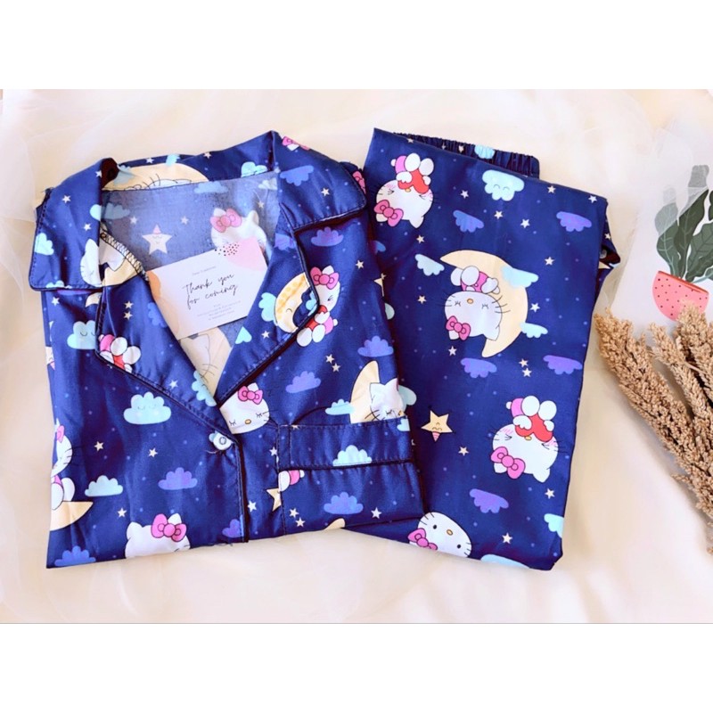 PIYAMA DEWASA HELLO KITTY NIGHT