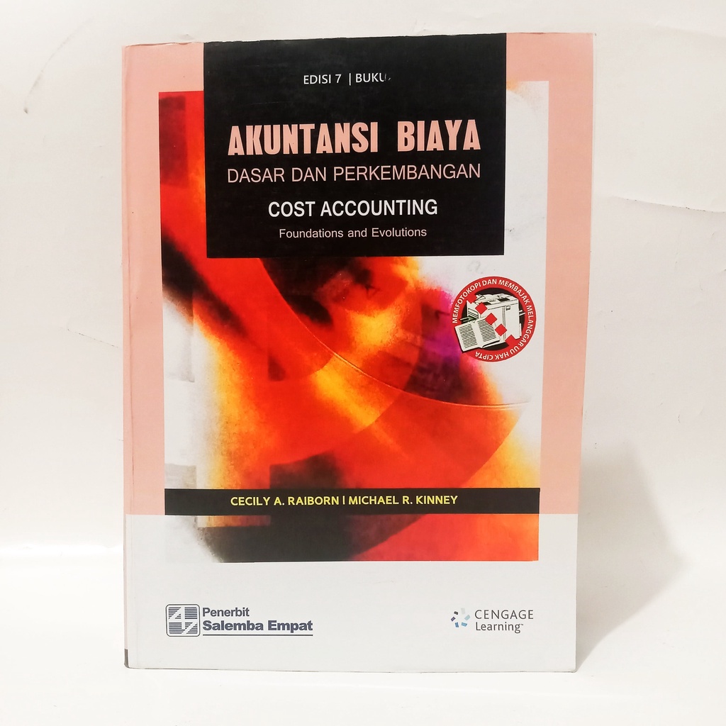 Jual Akuntansi Biaya: Dasar Dan Perkembangan (Edisi 7 Buku 2) | Shopee ...