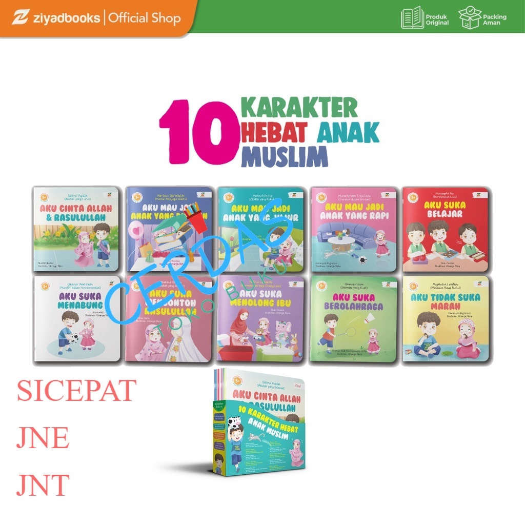 CTK   Buku Anak  10 Karakter Hebat Anak Muslim  Ziyadbooks buku cerita anak  buku cerita islami  buku cerita anak islami  buku cerita anak islami 1 paket