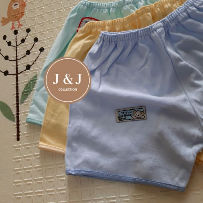 3 pcs celana pendek bayi  baby mocha