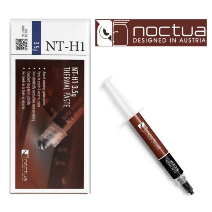 Noctua NT-H1 Thermal Paste 3.5Gram Pasta Processor Suntik NTH1 Compound 3.5 Gram