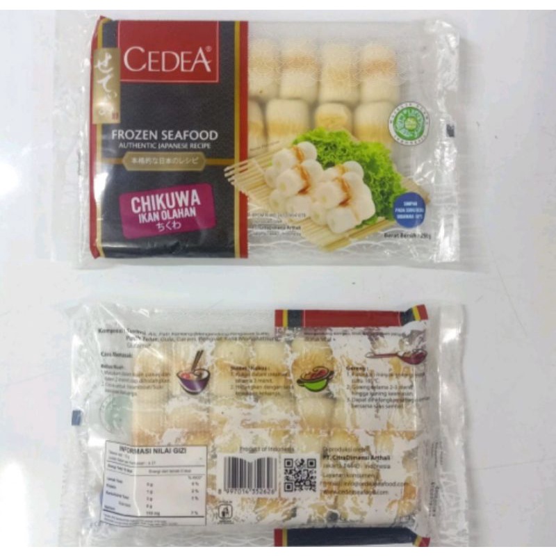 

Chikuwa Ikan Olahan CEDEA 250gr