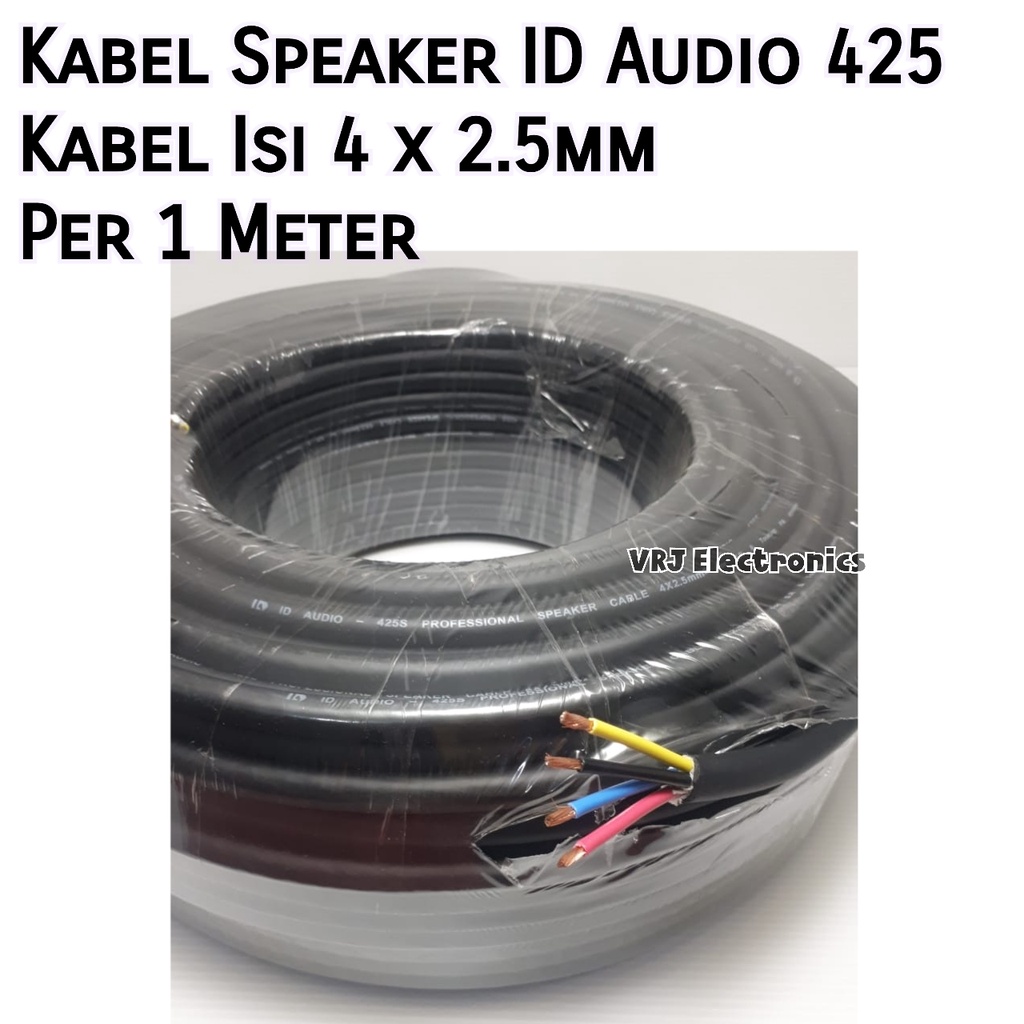 Kabel Speaker ID Audio 425 Kabel Isi 4 x 2.5mm Per 1 Meter