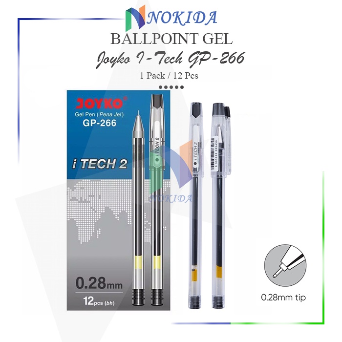 

Gel Pen Pulpen Pena Joyko GP-266 iTech 2 0.28 mm 1 Pack
