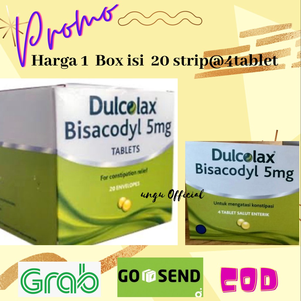 PER BOX DULCOLAX TAB ISI 4S | OBAT SEMBELIT DAN SUSAH BAB