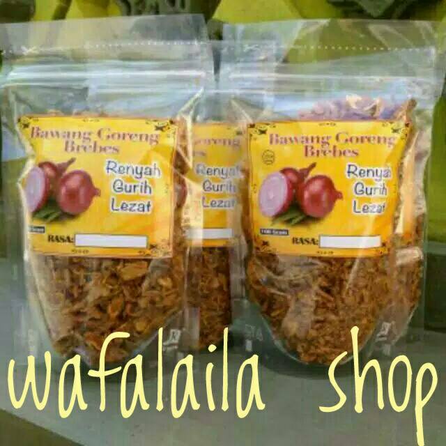 bawang goreng brebes asli 100gr spesial no msg no pengawet kualitas terjamin