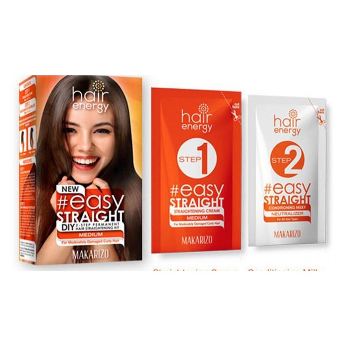 makarizo easy straight 120ml pelurus rambut makarizo pelurus rambut makarizo