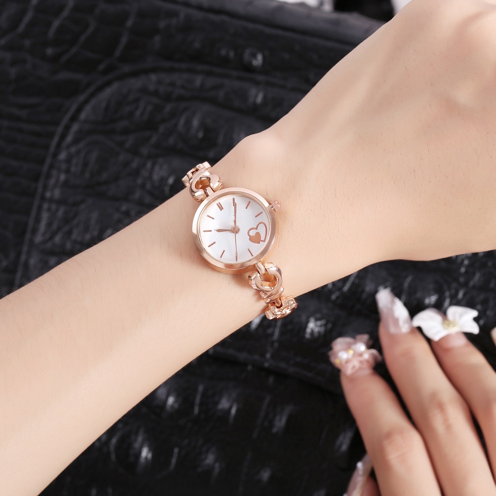 COD Jam Tangan Wanita Analog Free Baterai Rantai Belimbing Casual Couple  Murah Premium W181