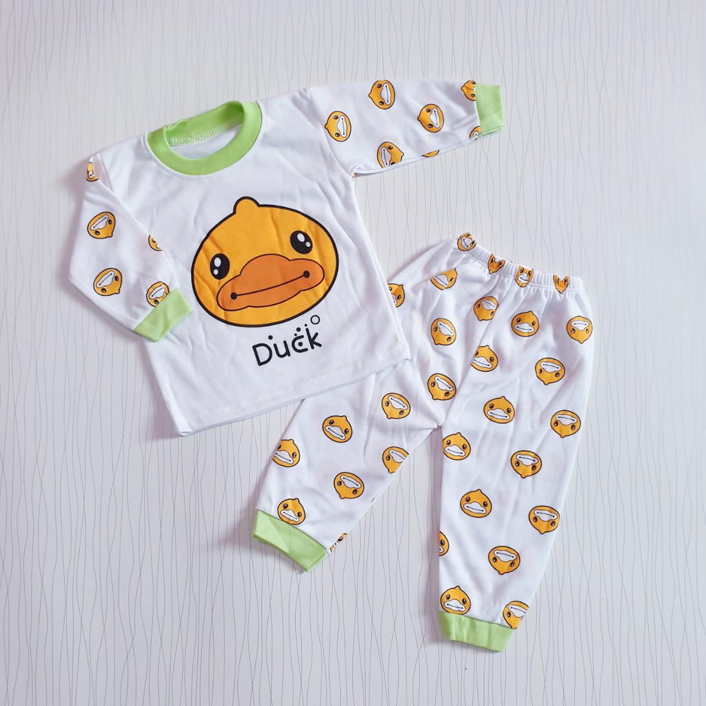 COD Bayar Ditempat Baju Baby Piyama Panjang bayi Ducky/ Baby Alicia