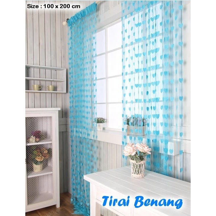 125 Gr HSI Tirai Pintu Kamar Jendela Benang Halus Tipis 125 Gr HSI Tirai Pintu Kamar Jendela Benang Halus Tipis