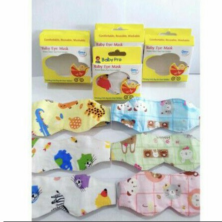 Baby Eye Maks / Penutup Mata Bayi Saat Berjemur / Kacamata Jemur Bayi Motif / Kaca mata Berjemur Bayi baru lahir