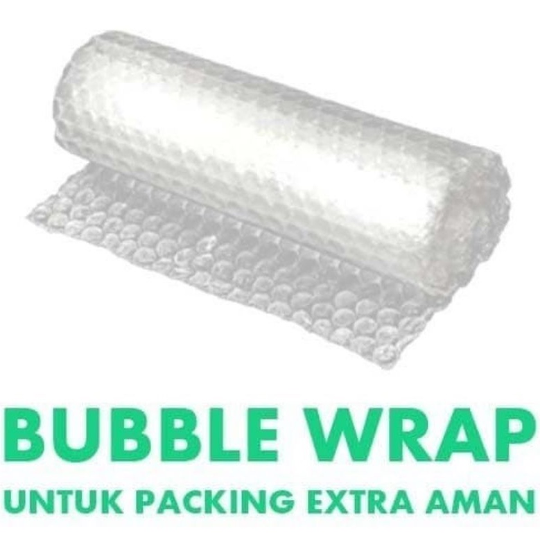 

Bubble Wrap Tambahan Packing agar aman