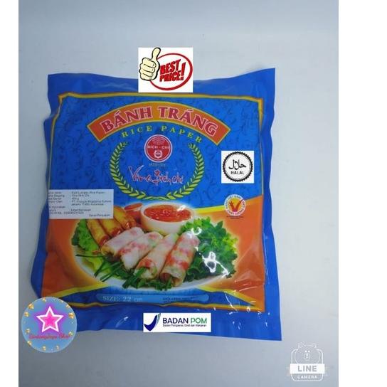 

Yuk di order.. Banh Trang Rice Paper 22cm/ ulit lumpia vietnam..exp 2