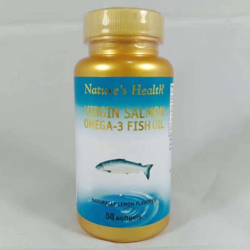 nature health virgin salmon omega 3 50's