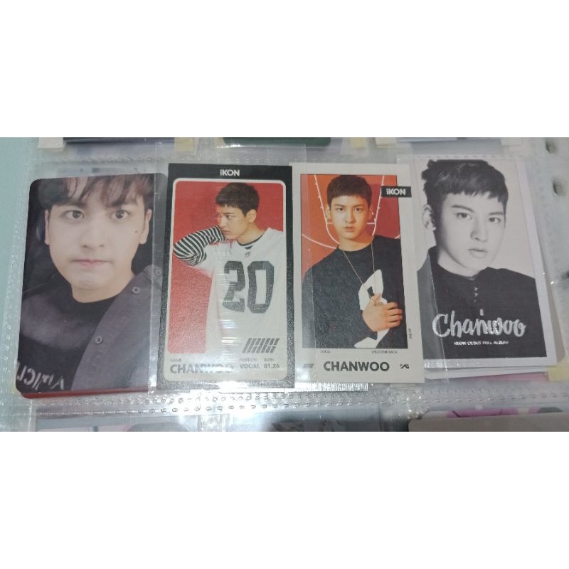 iKON CHANWOO CHANU PHOTOCARD OFFICIAL