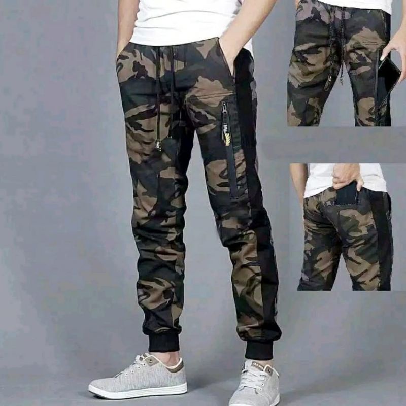 Celana Jogger Sporty Jogger Pants Celana Jogger Sambung Celana Jogger Pria