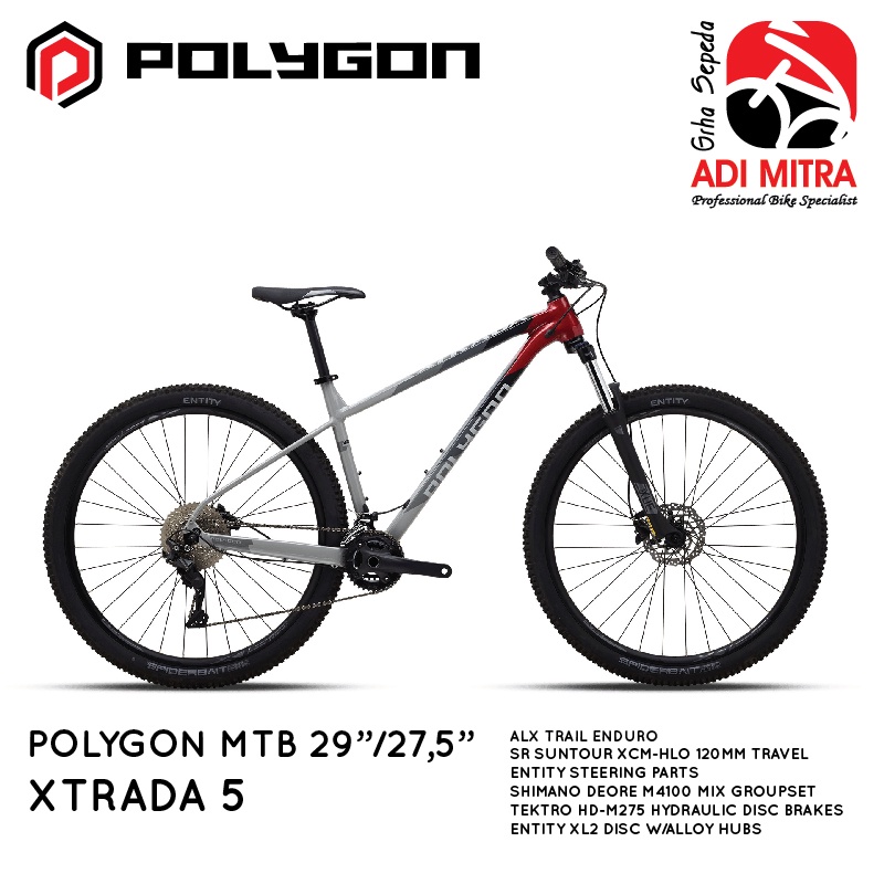 Polygon Xtrada 5 Sepeda MTB [27.5 Inch] atau [29 Inch]