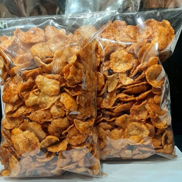 

➲ Emping crispy pedas manis ( renyah ) ☛