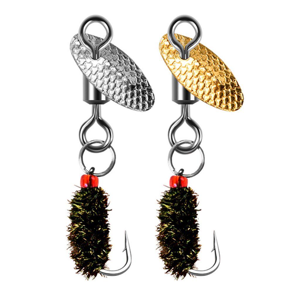 TOP 10pcs Umpan Pancing Fly Trout Portable Buatan Serangga Engkol Swimbaits Coklat Caddis