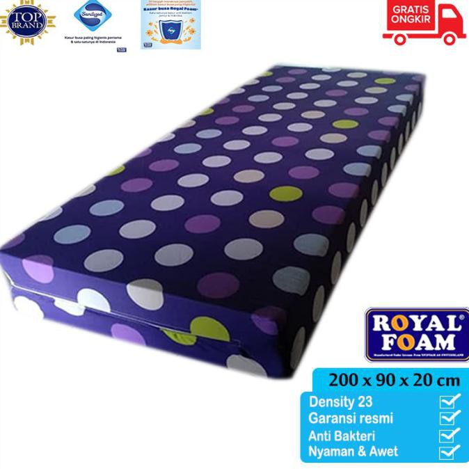 Royal Kasur Busa Original Single Size 90 X 200 Tebal 20 Cm Mallbedok