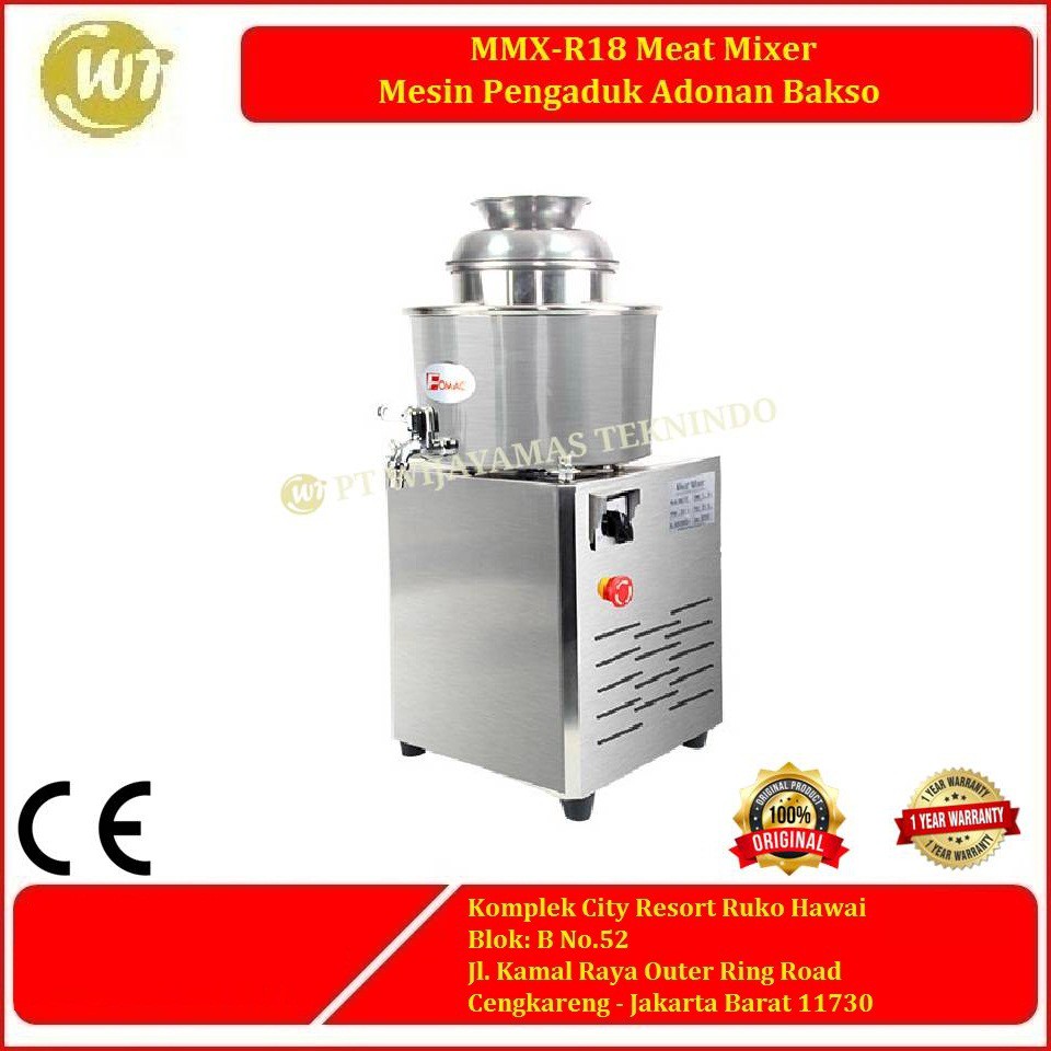 Jual Mmx R18 Meat Mixer Mesin Pengaduk Adonan Bakso Fm Shopee