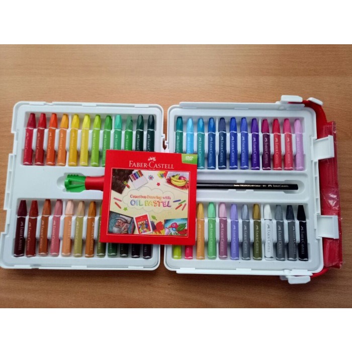 

PASTEL-DRY-OIL- CRAYON FABER CASTELL 48 WARNA / OIL PASTEL -OIL-DRY-PASTEL.