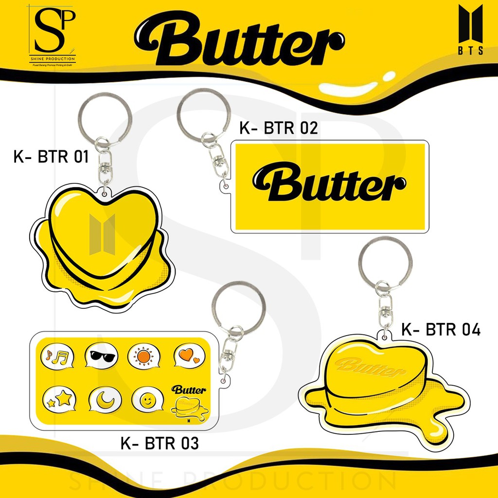 Gantungan Kunci Butter BTS Bahan Akrilik