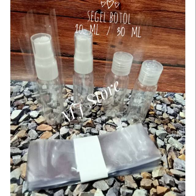 Segel Botol 30 ml / Segel Botol Spray 30 ml / Plastik Shrink Botol 30 ml