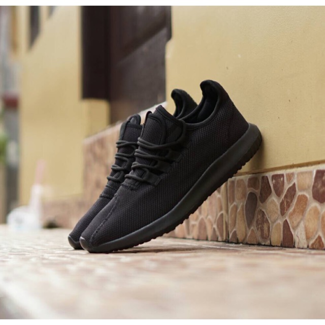 Sepatu adidas tubular shadow knit full black