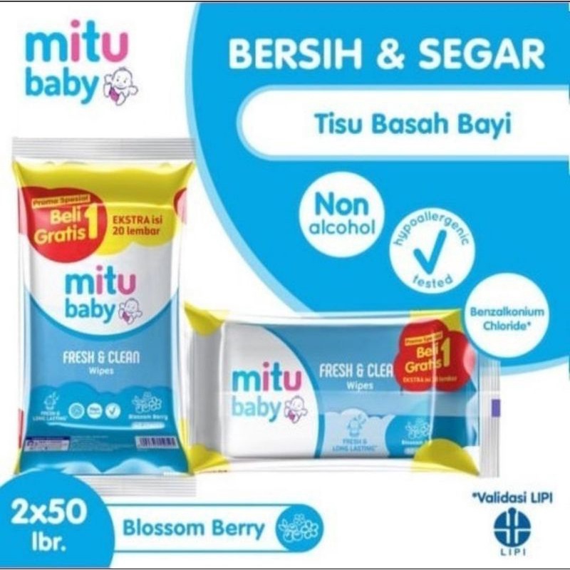 Tissue Basah Mitu Baby