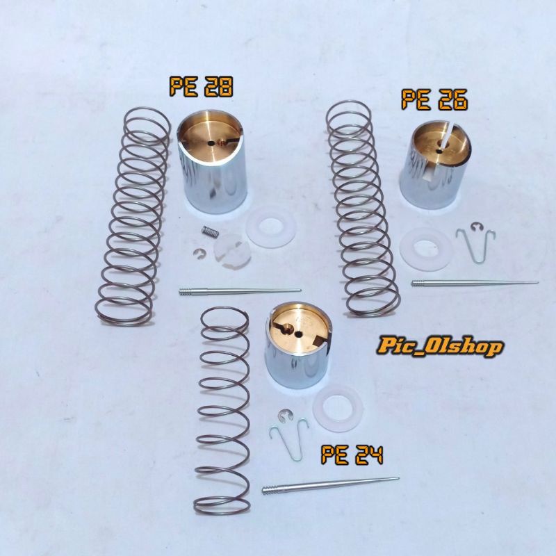 Skep Karbu PE Kuningan Tersedia PE 24 26 28 Piston Karburator Anti Baret-1