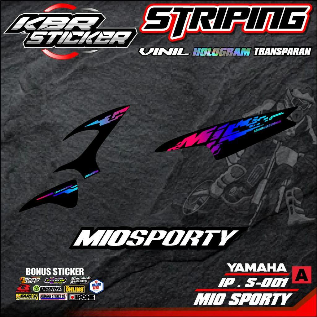 COD Stiker Striping MIO SPORTY/ Sticker Variasi List Skotlet Motor Yamaha MIO SPORTY/ KODE IP.S-001