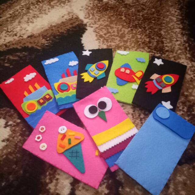 

Amplop flanel ukuran full uang kertas