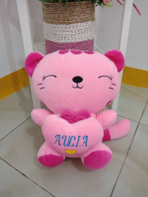 Boneka kucing  Jepang size L 38 cm lucu Shopee  Indonesia