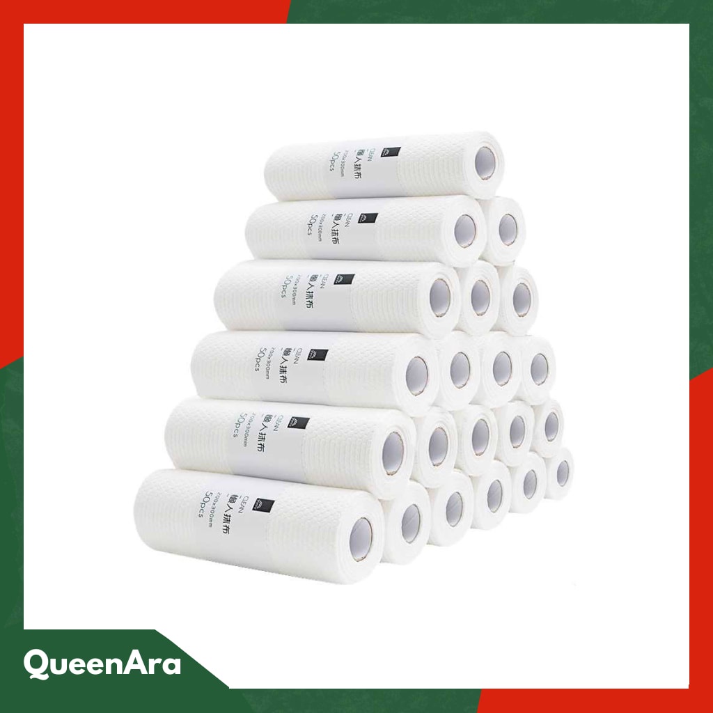 EOU HOME Tisu Kertas Reusable Paper Towel 1 Roll (50 Helai) - MB104