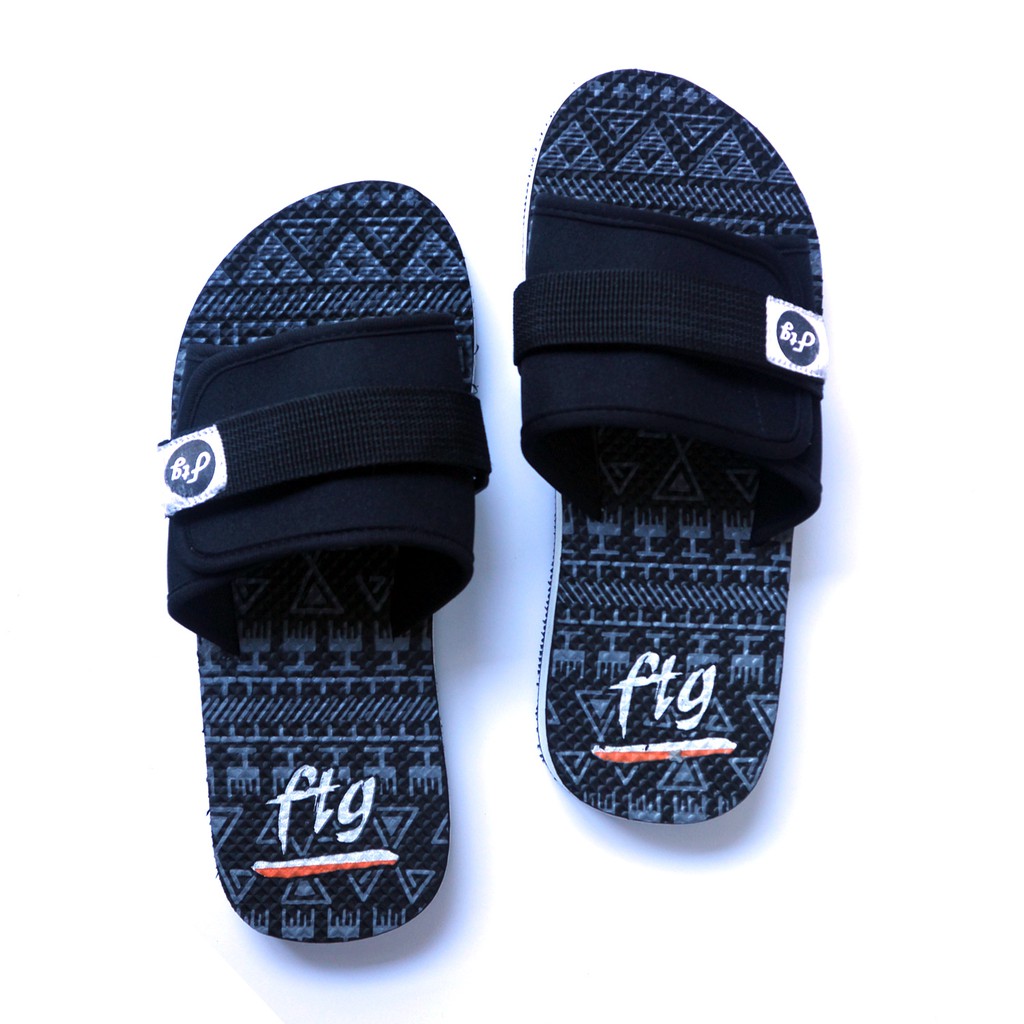 Sandal Slop Pria Sendal Slide Cowok Sandal Slop Laki laki Footage FTG 259