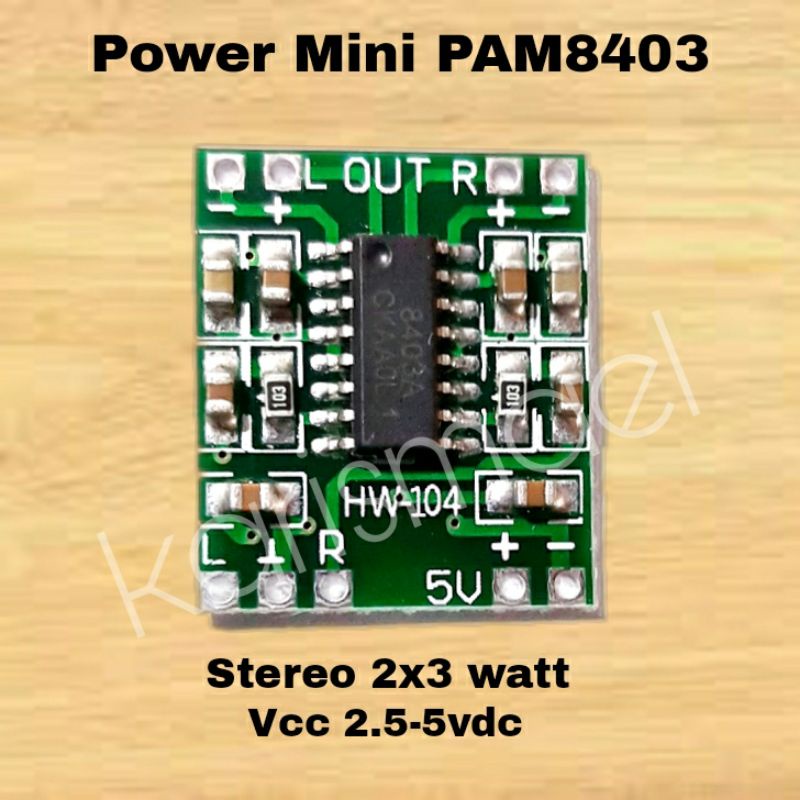 Kit Power Mini PAM8403 5v