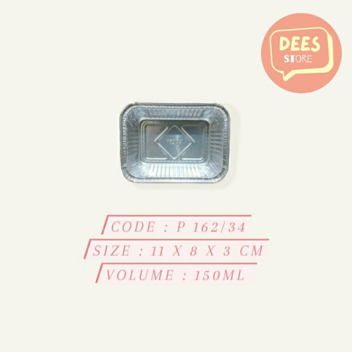 Alumunium Foil Tray P162/34