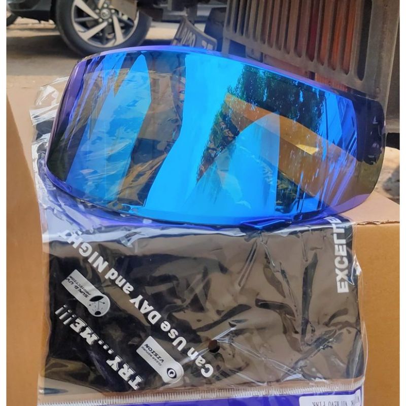 COD Flat visor kyt falcon drak smoke / vendetta falcon 2 iridium blue /redpink /silver /wine Norisk iridium