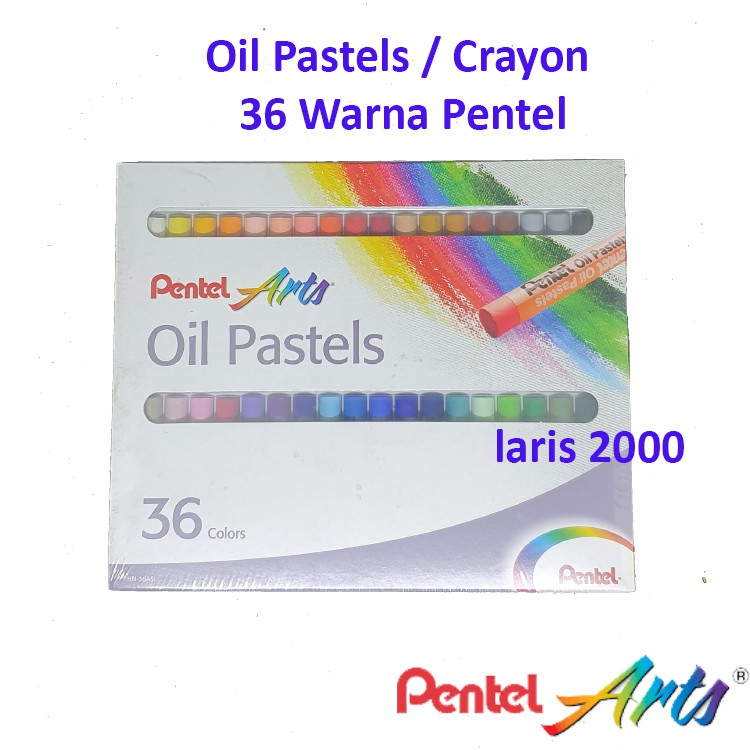 

Oil Pastel / Crayon Pentel 36 Warna
