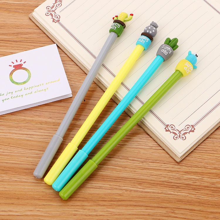 Pena Lucu Pot Kaktus Unik Termurah Pulpen Impor ST0004
