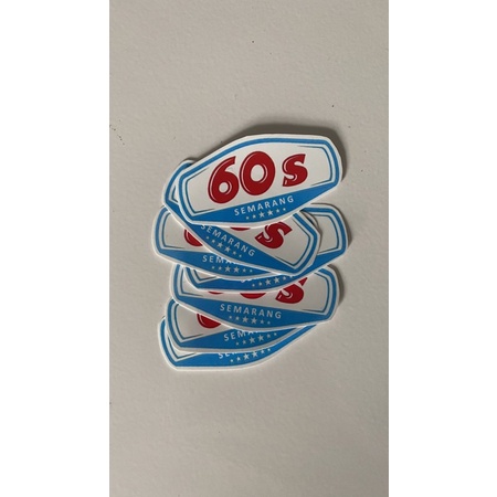Sticker Vespa 60s Semarang Big