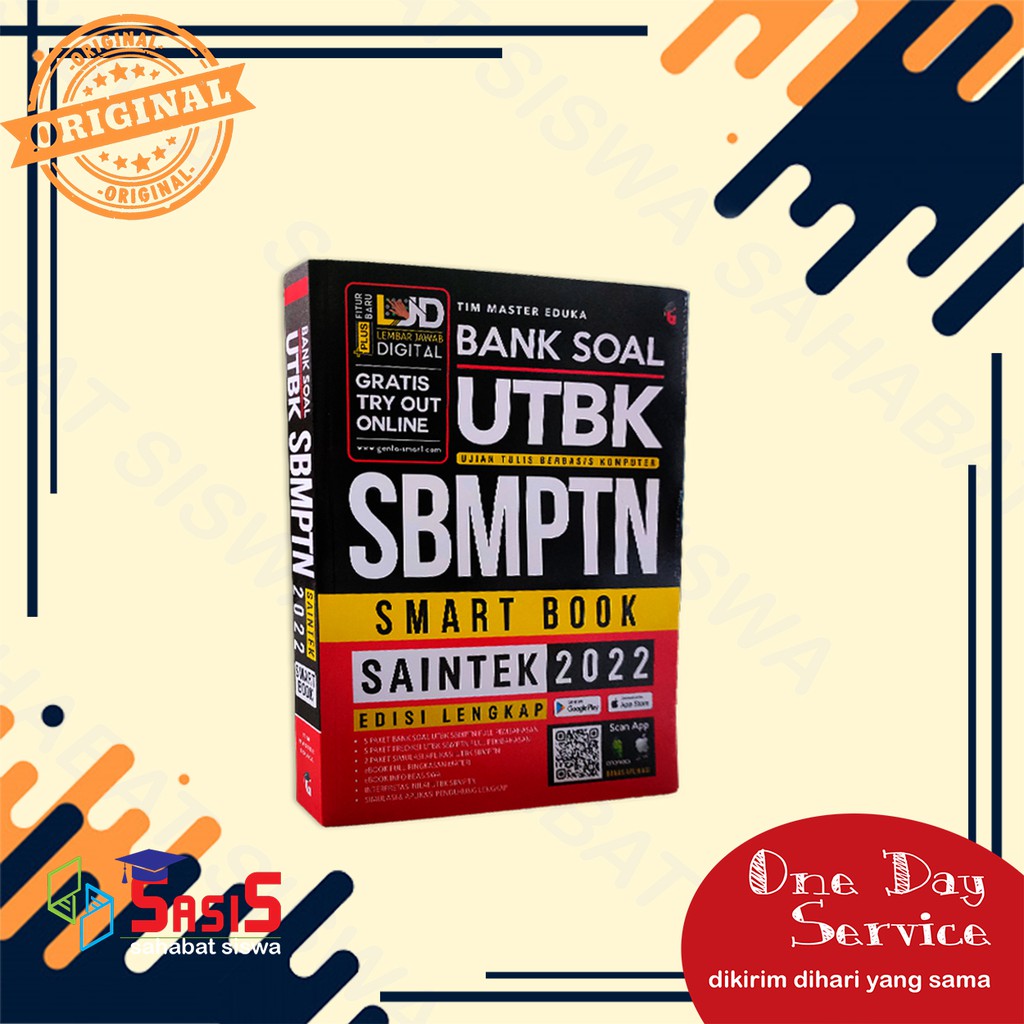 BUKU SBMPTN SAINTEK 2022 : BANK SOAL UTBK SBMPTN SAINTEK 2022 - BUKU SBMPTN SAINTEK- UTBK SAINTEK