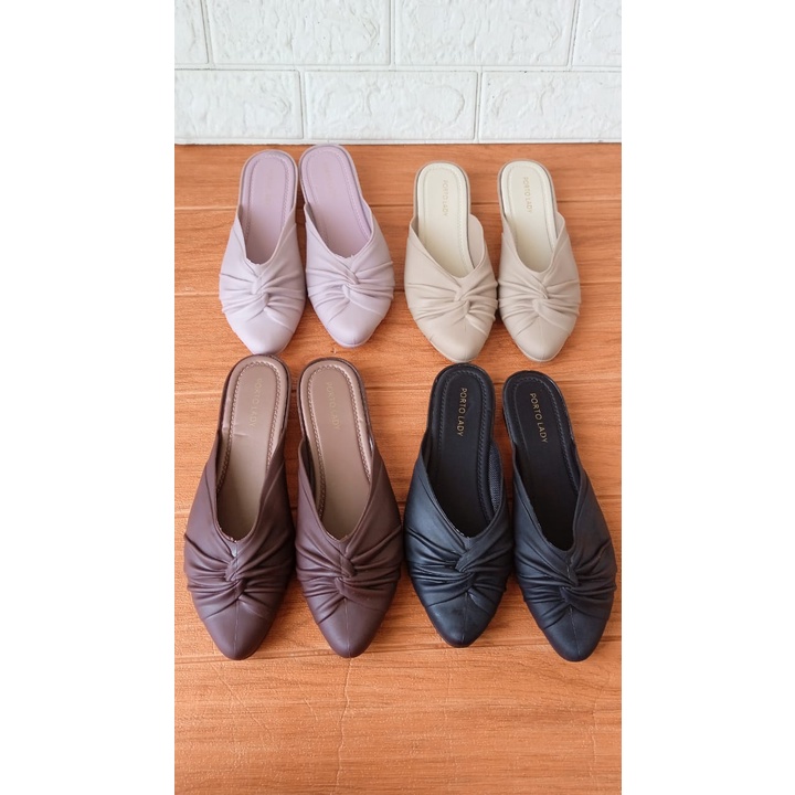 Sepatu Sandal Slop Karet Jelly Wanita Porto SYS