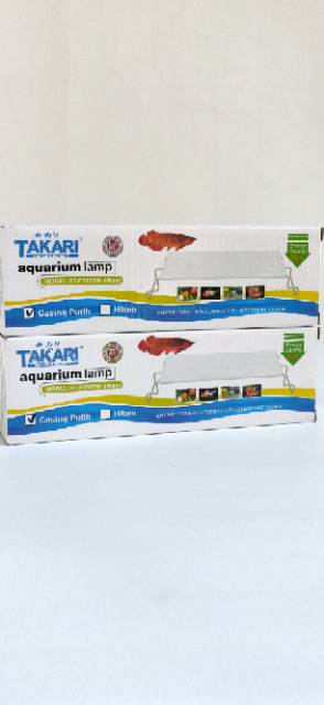 Led Top Aquarium Takari AT-P300SW-3 Ways 10watt 30cm putih biru Lampu Led Akuarium Aquascape