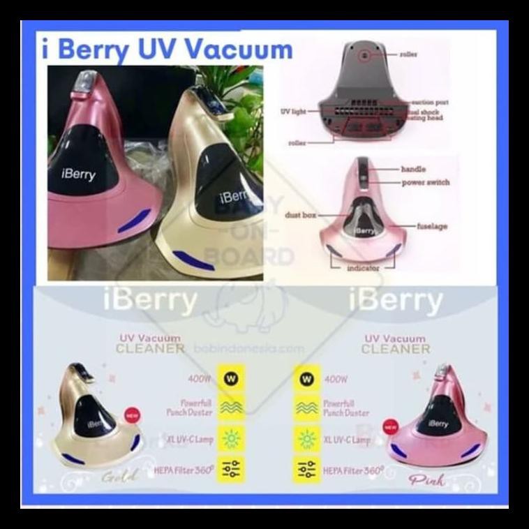 STOK BARU IBERRY UV VACUUM CLEANER - GOLD VACUM CLEANERS TERLARIS DAN MURAH