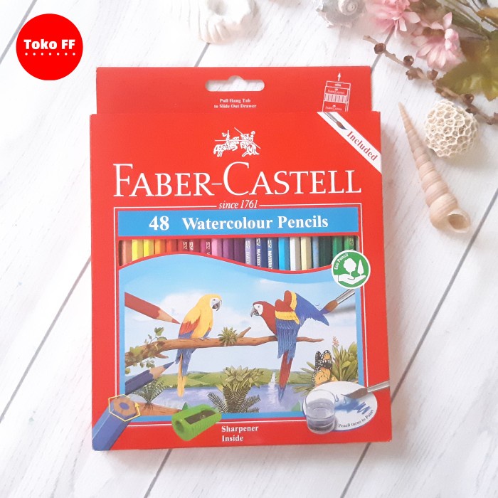 

Promo Bulan Ini Pensil Warna Watercolour Cat Air Faber Castell 48 Warna Hemat