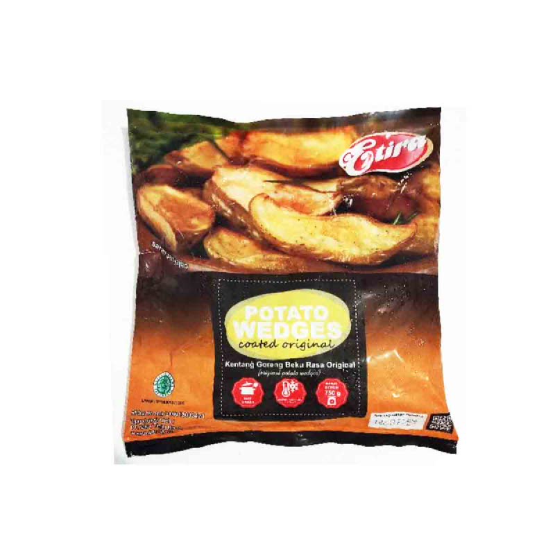 

Etira Potato Wedges/ Kentang Wedges/ Kentang Beku - 750g