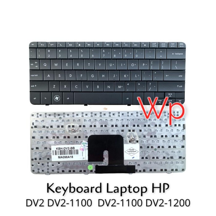 Keyboard Laptop HP DV2 DV2-1000 DV2-1100 DV-1200 DV2-1125AX